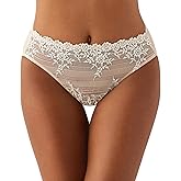 Wacoal Women's Embrace Lace Full Coverage Hi-Cut Brief Panty, 841191