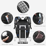 Sosoon Travel Laptop Backpack 17 Inch Anti Theft USB Charge Water Resistant 35L view 4