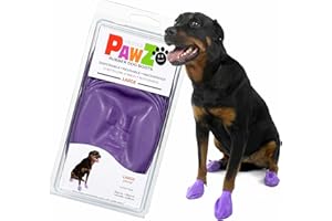 PROTEX PAWZ Pawz Dog Boots Pawz Protective Dog Boots To 4 Inch Large Purple - 12 Count