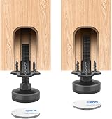 Anwenk 4pk Heavy Duty Furniture Leveling Feet 1320LB Support 3/8"-16 T-Nut Kit view 3