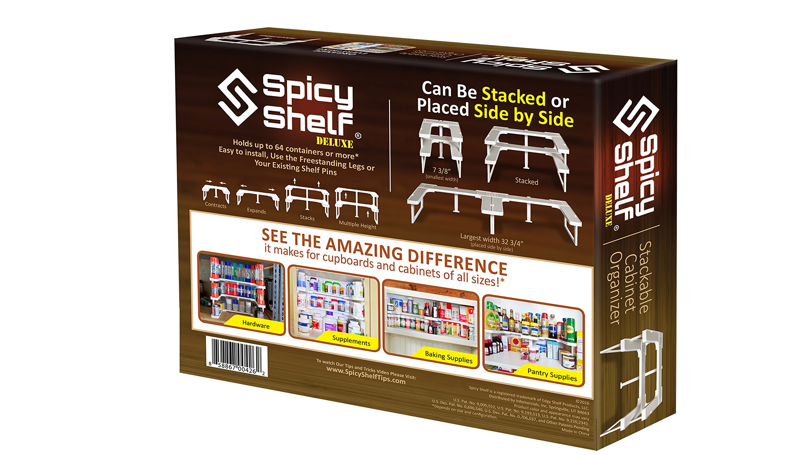 Spicy Shelf Spice Rack Organizer for Expandable Spice Rack