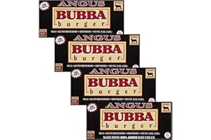 Bubba Burger Angus Beef Burgers - Six Gluten Free Burgers - Made From Only 100% Angus Beef Chuck - Never Any Trimmings or Preservatives - Ready Set Gourmet Donate a Meal Program (4 - Pack)