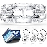 SilentZPro 2.0 – USA Designed FDA-Cleared Anti Snoring Mouthguard & Magnetic Nose Clips (Set of 3) – Fully Adjustable Anti Snore Mouthpiece with Patented Design for a Silent Night`s Sleep