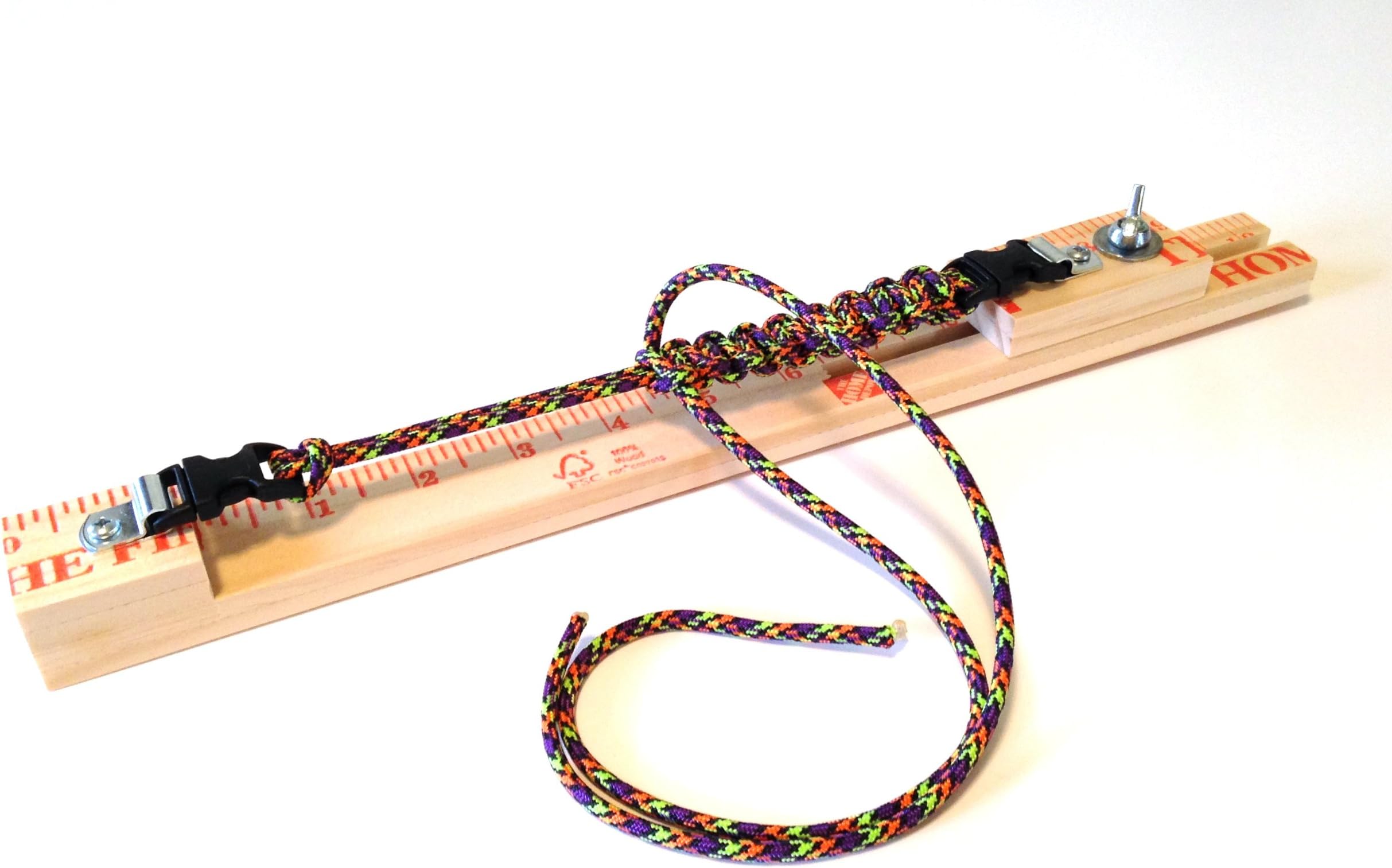 Parachute Cord Supply Survival Bracelet Mini Jig