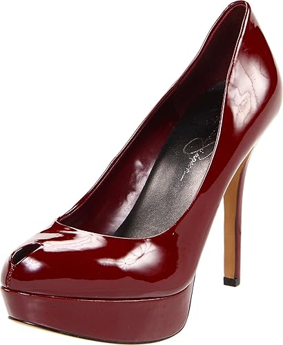 jessica simpson red patent leather pumps