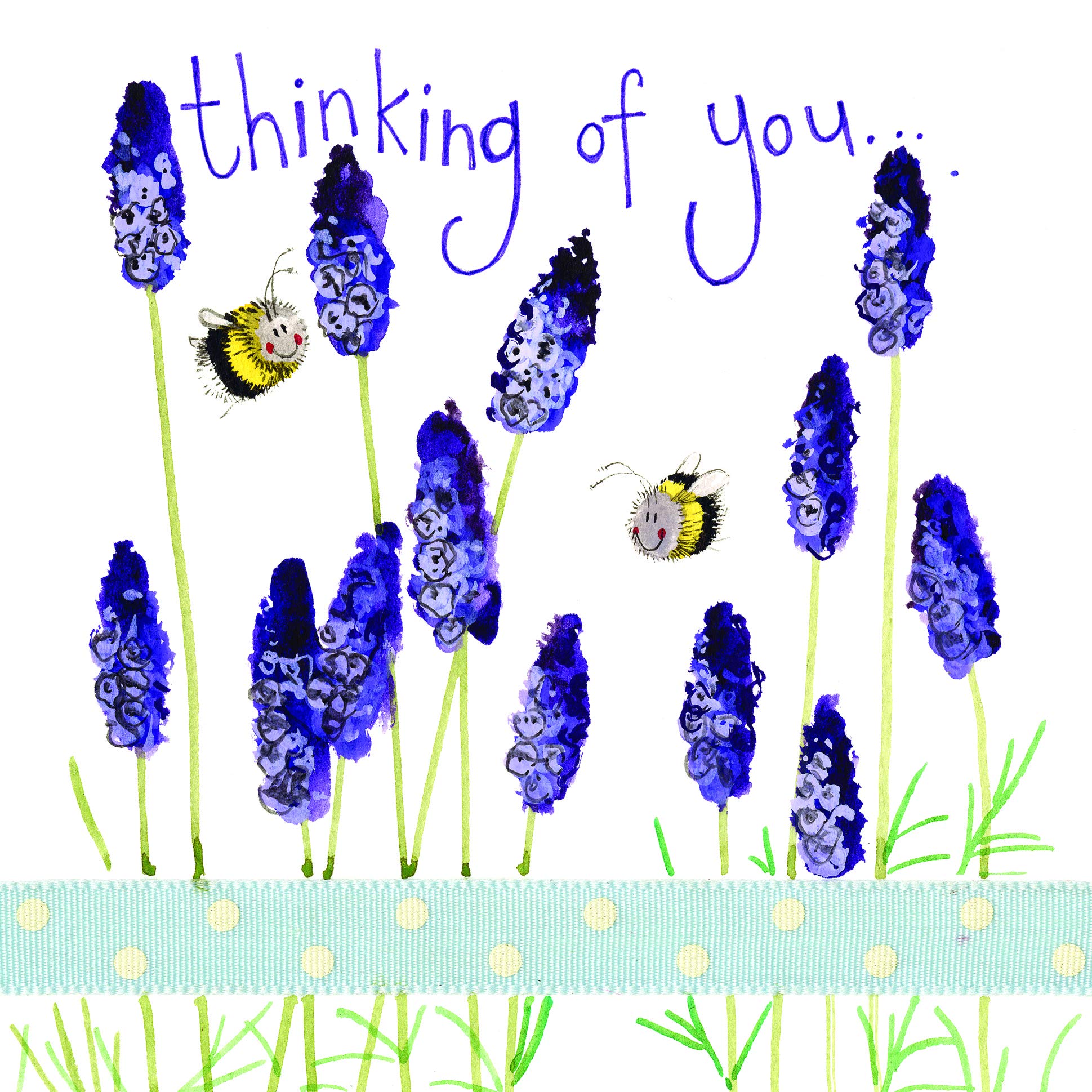 Alex Clark Thinking of You Lavender Card
