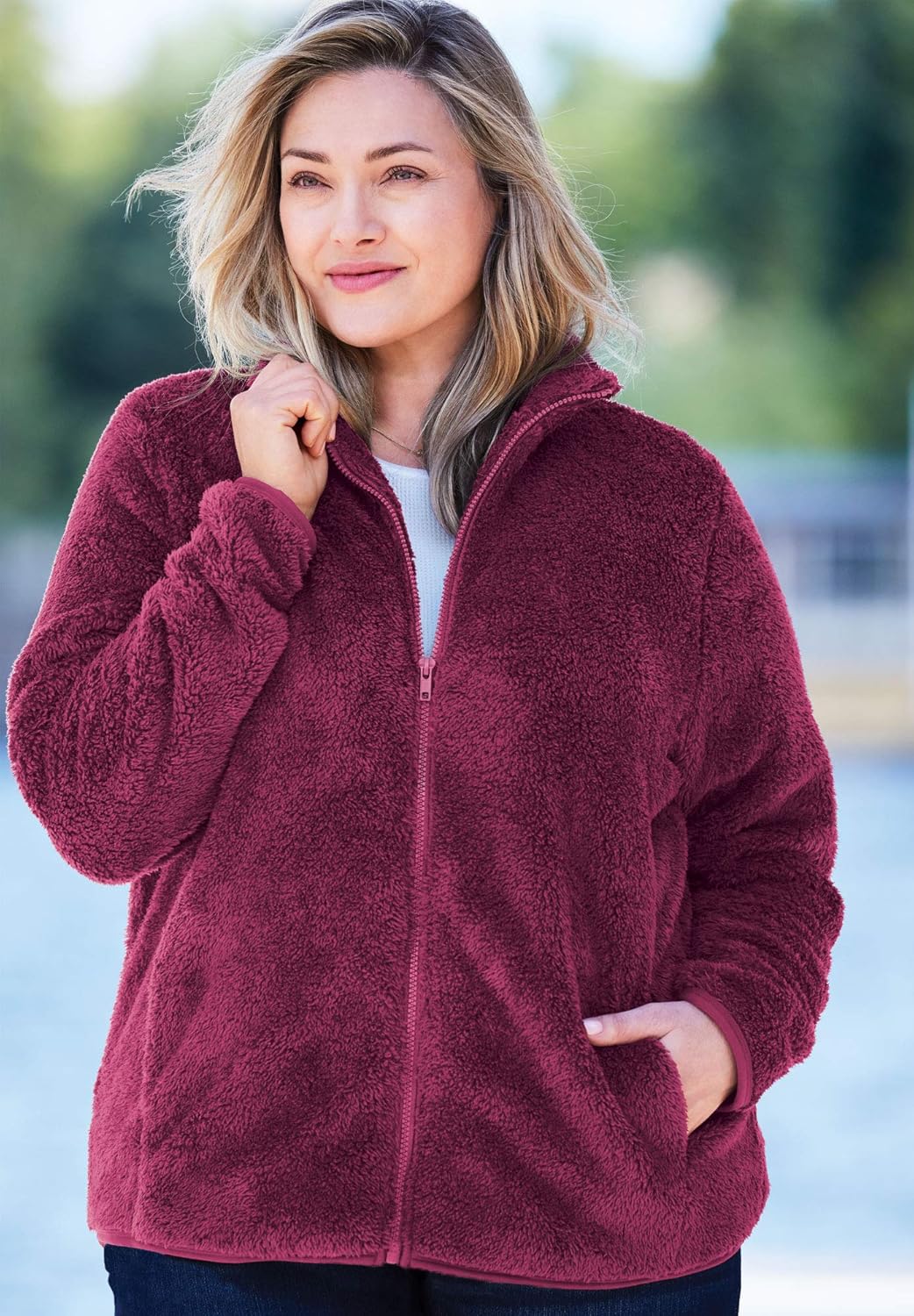 Plus size ladies fleece Clearance