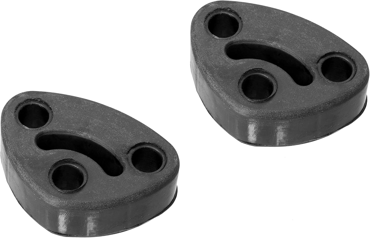 0.43 Car Exhaust Rubber Hanger Insulator Bracket Bushing Mount 4 Holes