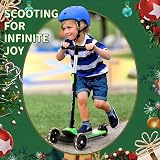 besrey Kids Scooter Big Wheels Foldable Kick Scooter 3 Wheel Lean to Steer view 7