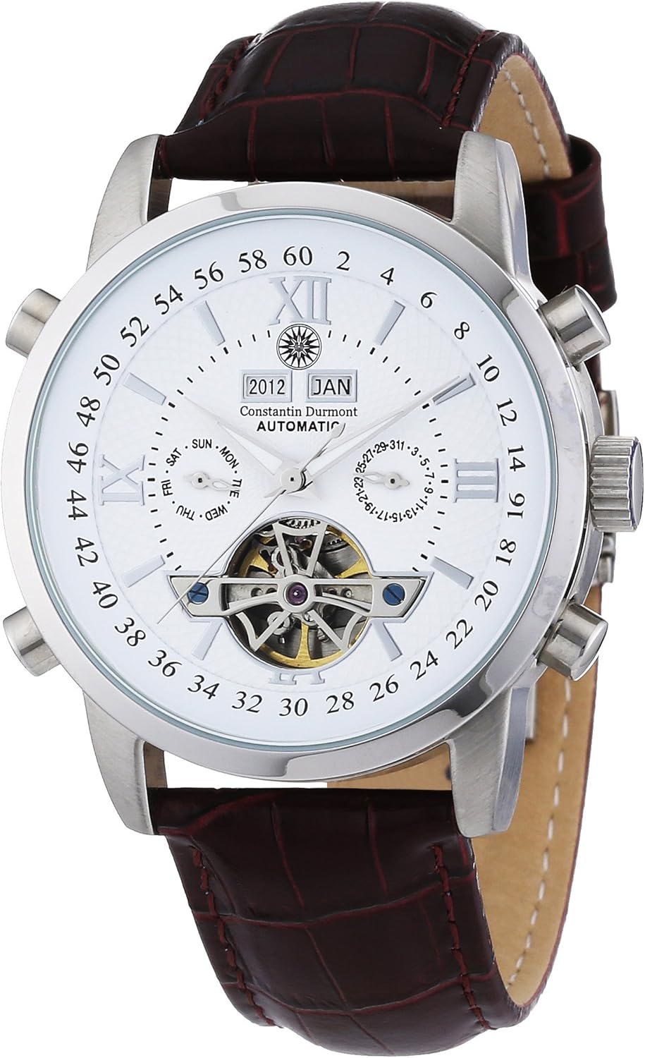 Constantin Durmont Herren-Armbanduhr Calendar Analog Automatik CD-CALE ...