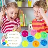 D.A.Y. Republic 6 Spiky LED Flashing Bouncy Balls 6.5cm Squishy Stress Relief view 3