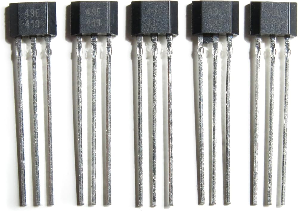 BAPOLE 5x Hall Effect Sensor Linear Ratiometric 49E SS49E Electric Bike