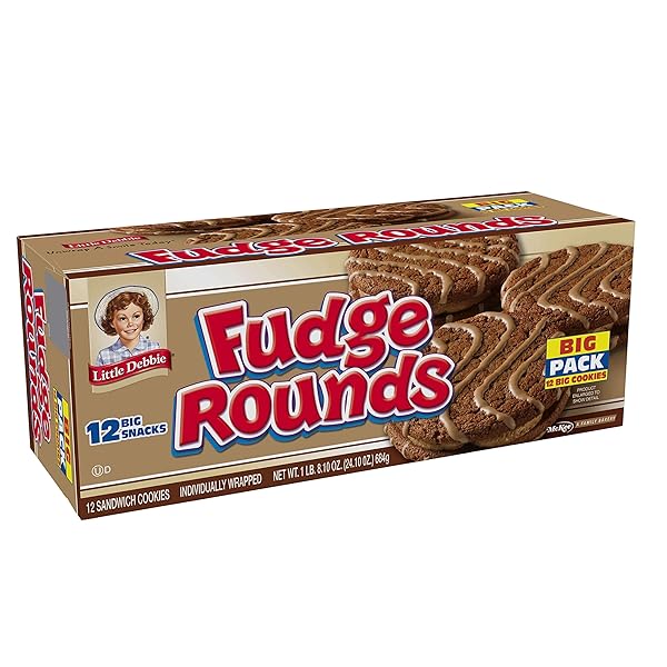 LITTLE DEBBIE INDIVIDUALLY WRAPPED FUDGE ROUNDS