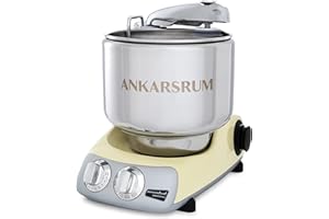 Ankarsrum Original 6230 Creme and Stainless Steel 7 Liter Stand Mixer