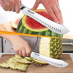 Huusk 10 Inch Bullnose Butcher Knife, Premium
