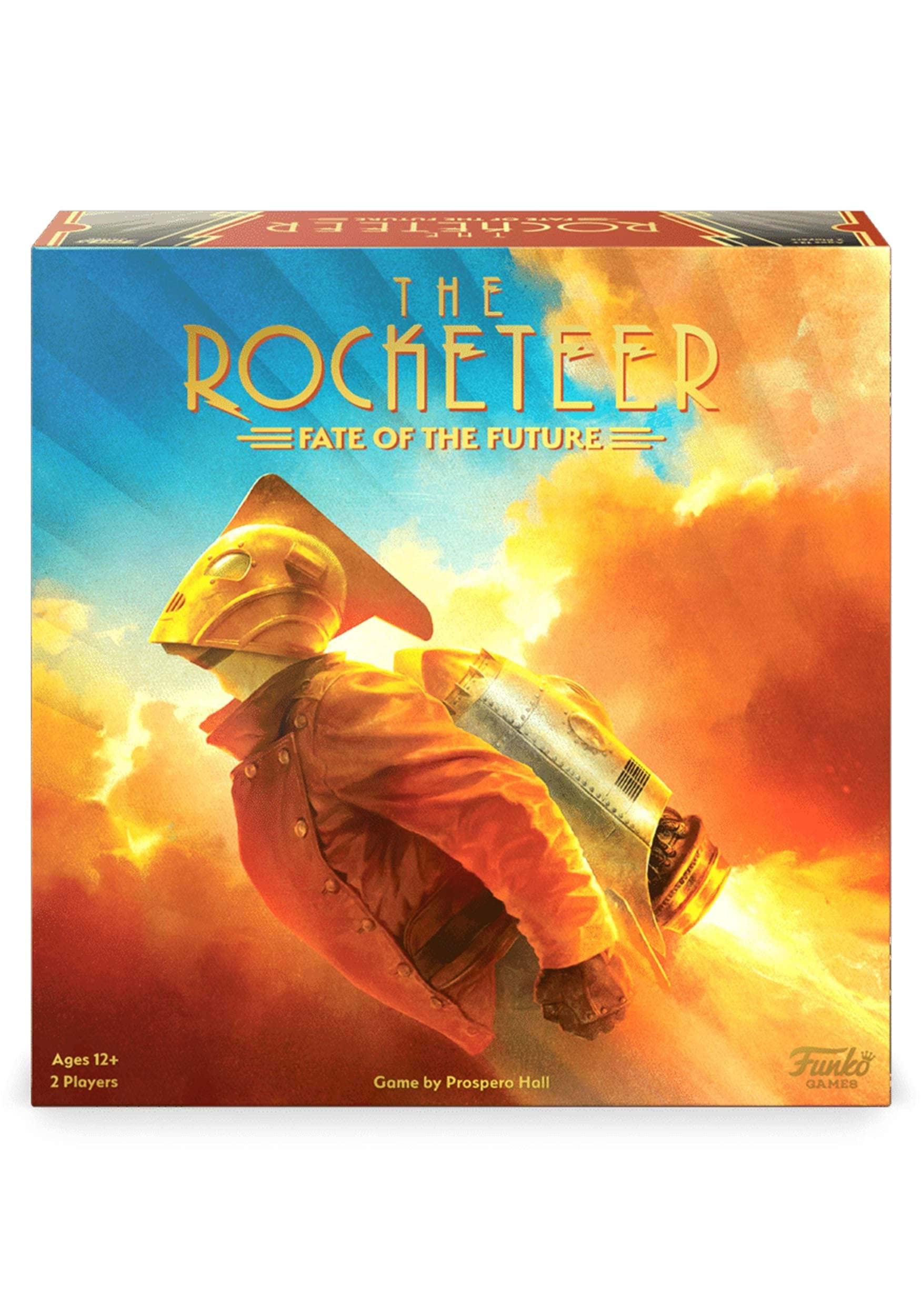 Funko The Rocketeer: Fate of the Future Action Packed Strategy Board Game For 2 Players Ideal For Ages 12 And Up - Includes 7 Sculpted Miniatures Of The Rocketeer