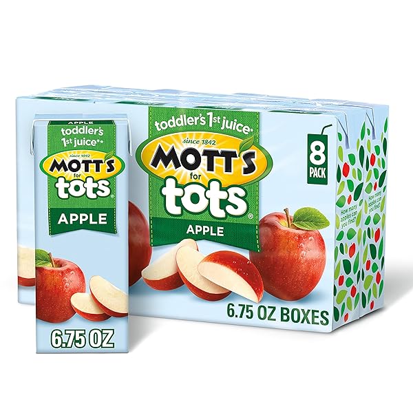 MOTT’S FOR TOTS APPLE, 6.75 FL OZ BOXES,...