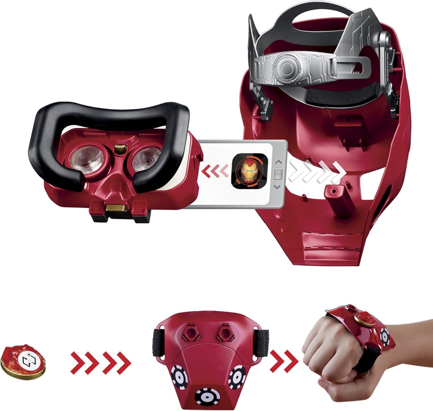 marvel avengers infinity war hero vision iron man ar set