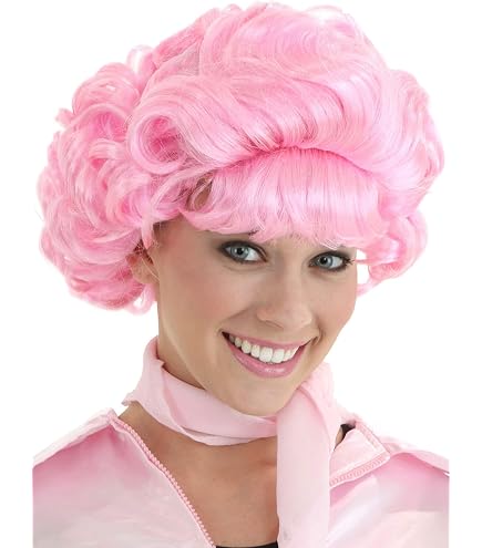 Smiffys Grease Rizzo Wig In Brown For Adults, Short And Curly - 3