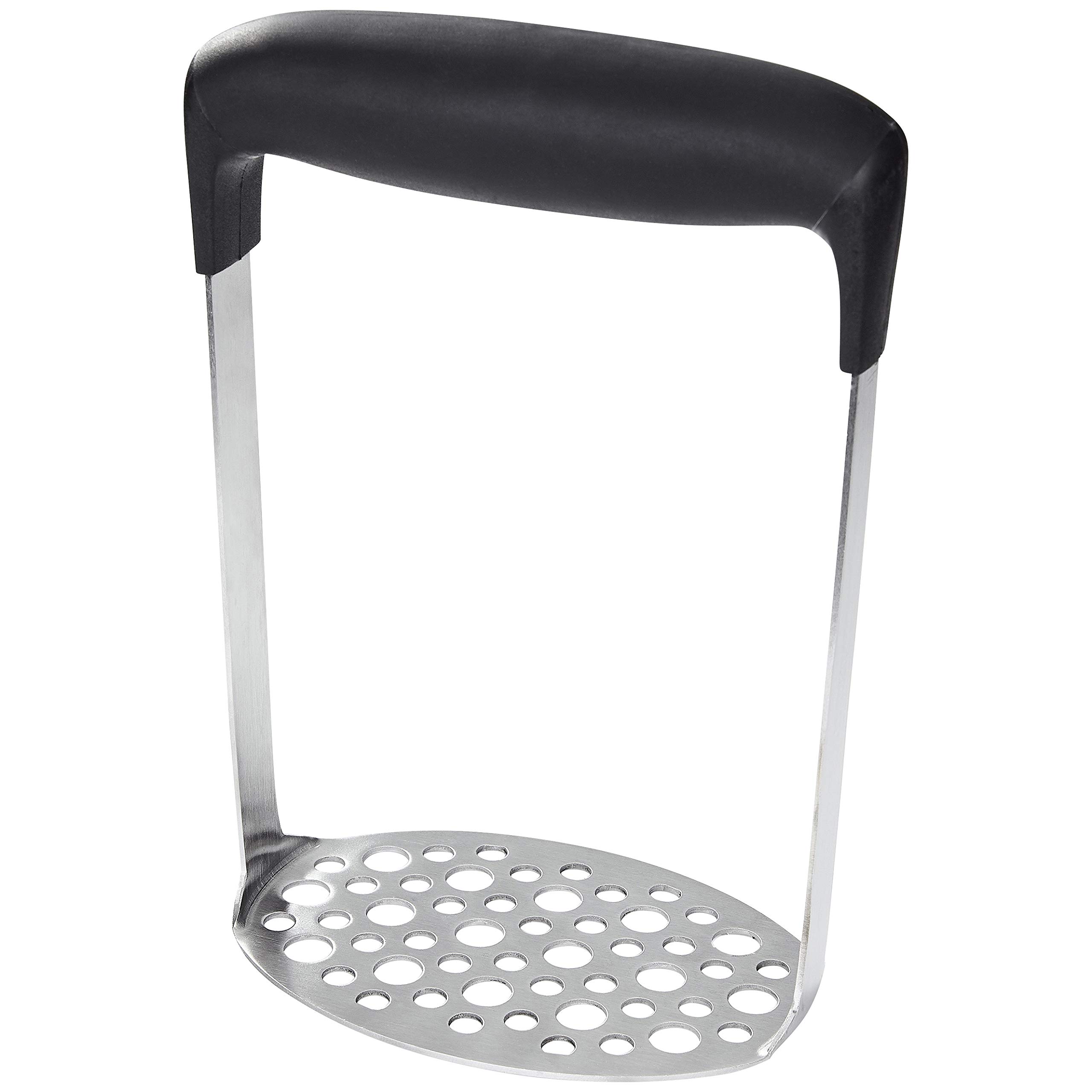 Judge Kitchen Softgrip Horizontal Handle Potato Masher 18cm Tall for Deep Saucepans Dishwasher Safe