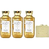 Bath & Body Works Gingham Glow 3 Pack Body Lotion Bundle with a Wild Jasmine Bar Soap - Full Size