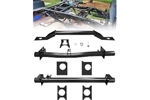 HOBUSKA Front and Rear Fuel Tank Support Crossmember, Upper Shock Mount Crossmember Compatible with 1999-2006 Chevy Silverado 1500 & GMC Sierra 1500 2500