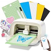 Likcut S501 Vinyl Cutter Machine, AI Sticker Cutter, 4.5" Wide Cutting | Dual Connectivity, Print Then Cut for stickers, AI Image Generation, Compact for Everyday Crafting, Easy Setup for DIY Joy