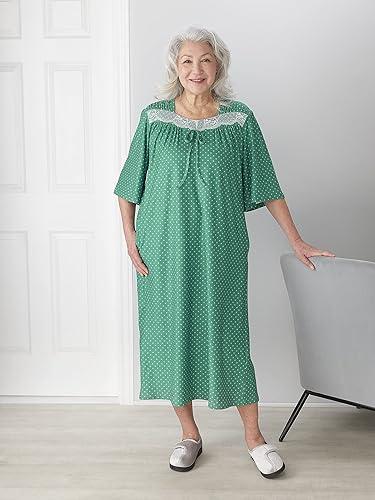 Silverts Hospital Gowns for Women Open Back, Night Gowns for Elderly Women,  Adaptive Clothing for Seniors, Hospice Care Supplies, Hospital Robe, Old  Lady Dress - Bloom LGE in Saudi Arabia | Whizz