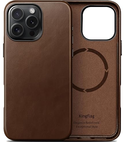 Amazon.com: NOMAD - Modern Leather Case - iPhone 16 Pro | Black