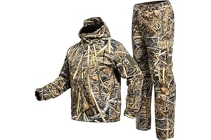 YEVHEV Quiet Hunting Clothes Suit Clothing Gear Camouflage Hoodie Jacket Pants