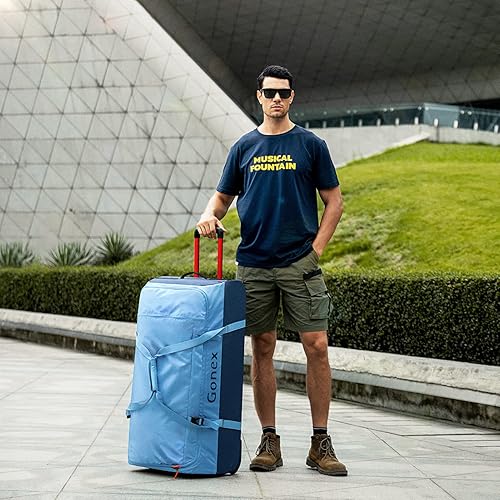 Gonex Rolling Duffle Bag with Wheels, 110L Large Travel Wheeled