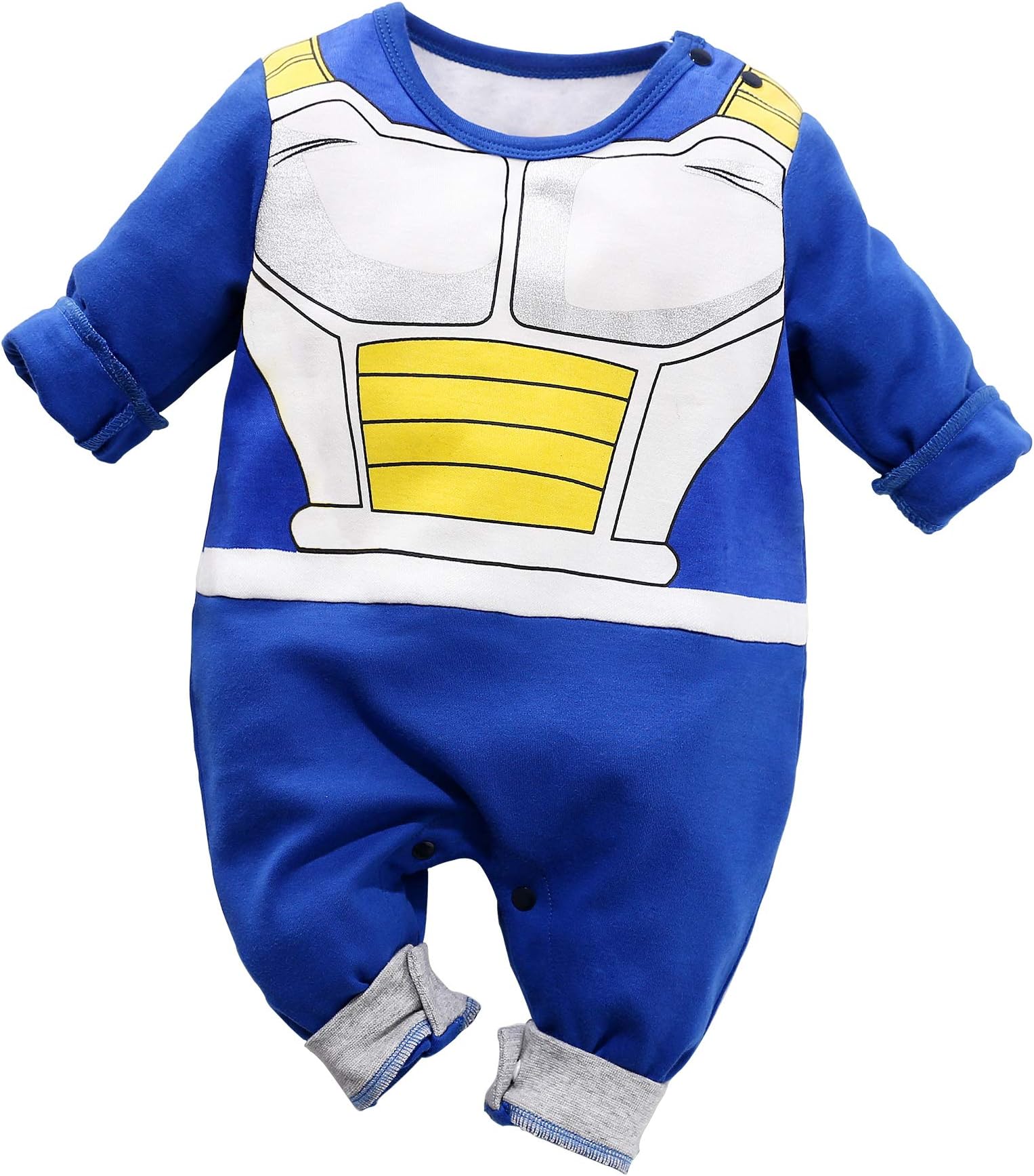 Newborn Long Sleeve Baby Boy and Girls Anime Rompers Costume Jumpsuit Baby Clothes