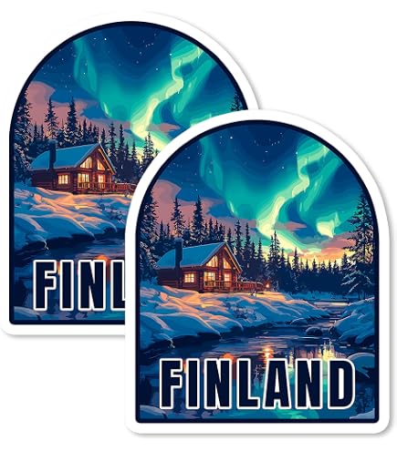 Finland Souvenir Fridge Magnet – EU Series Collector's Item, 2.5 X 3.5 Inches