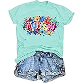 Autistic Shirts for Women Autism Awareness Shirt Mental Health Top Casual Inspirational Graphic Tee Tops