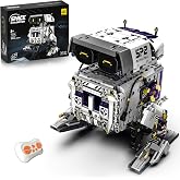 UNCLE BRICK Programmable Walking Technical Robot Building Block Set Age8-13 | RC and App,Switchable Expressions, Head rotation,STEM Toy for age 8-13, Holiday and birthday Gifts, For Boys And Girls