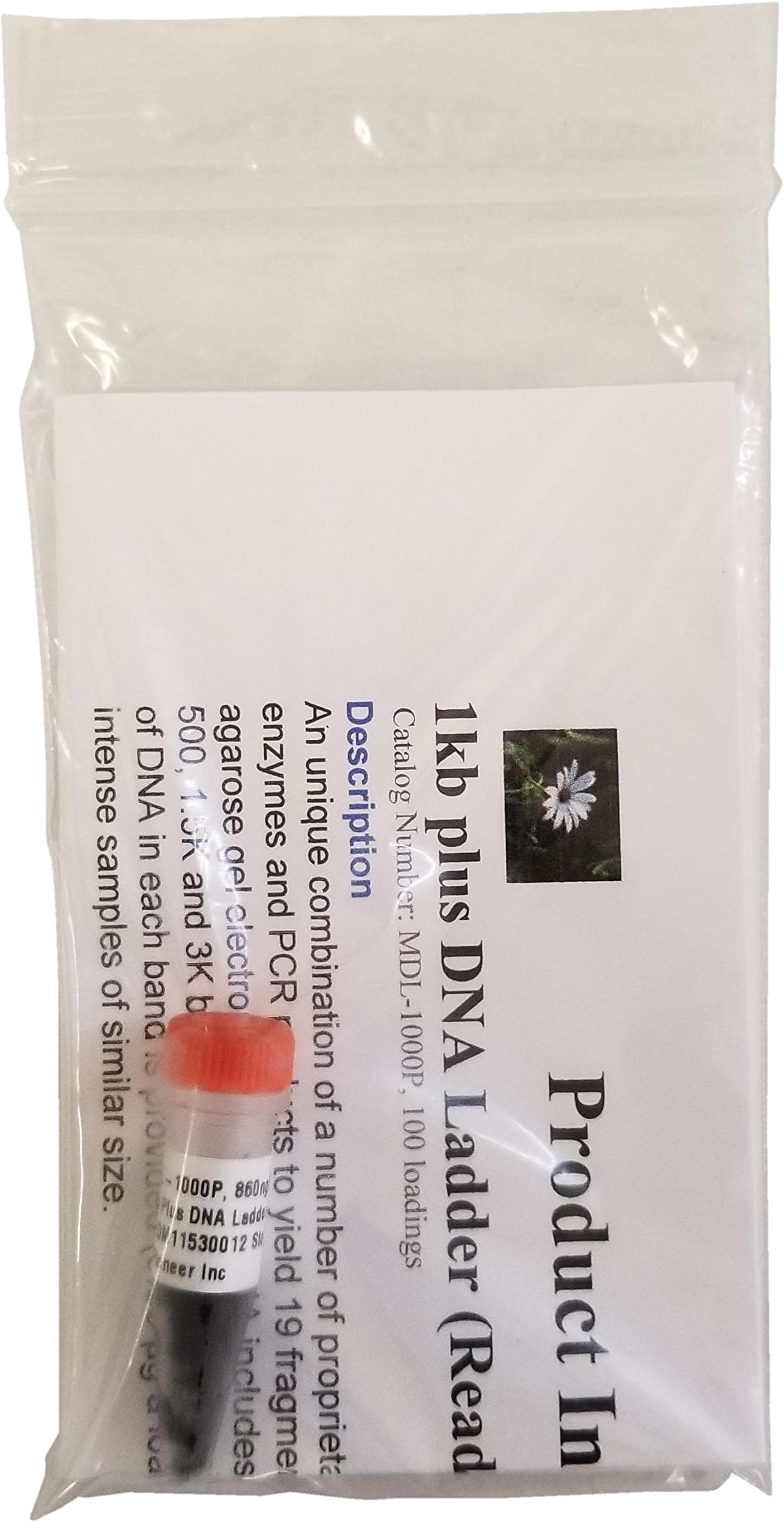 1kb Plus DNA Ladder, 100 loadings