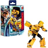 Transformers Toy EarthSpark Deluxe Class Bumblebee 12.5 cm Action Figure, Robot Toy for Children from 6