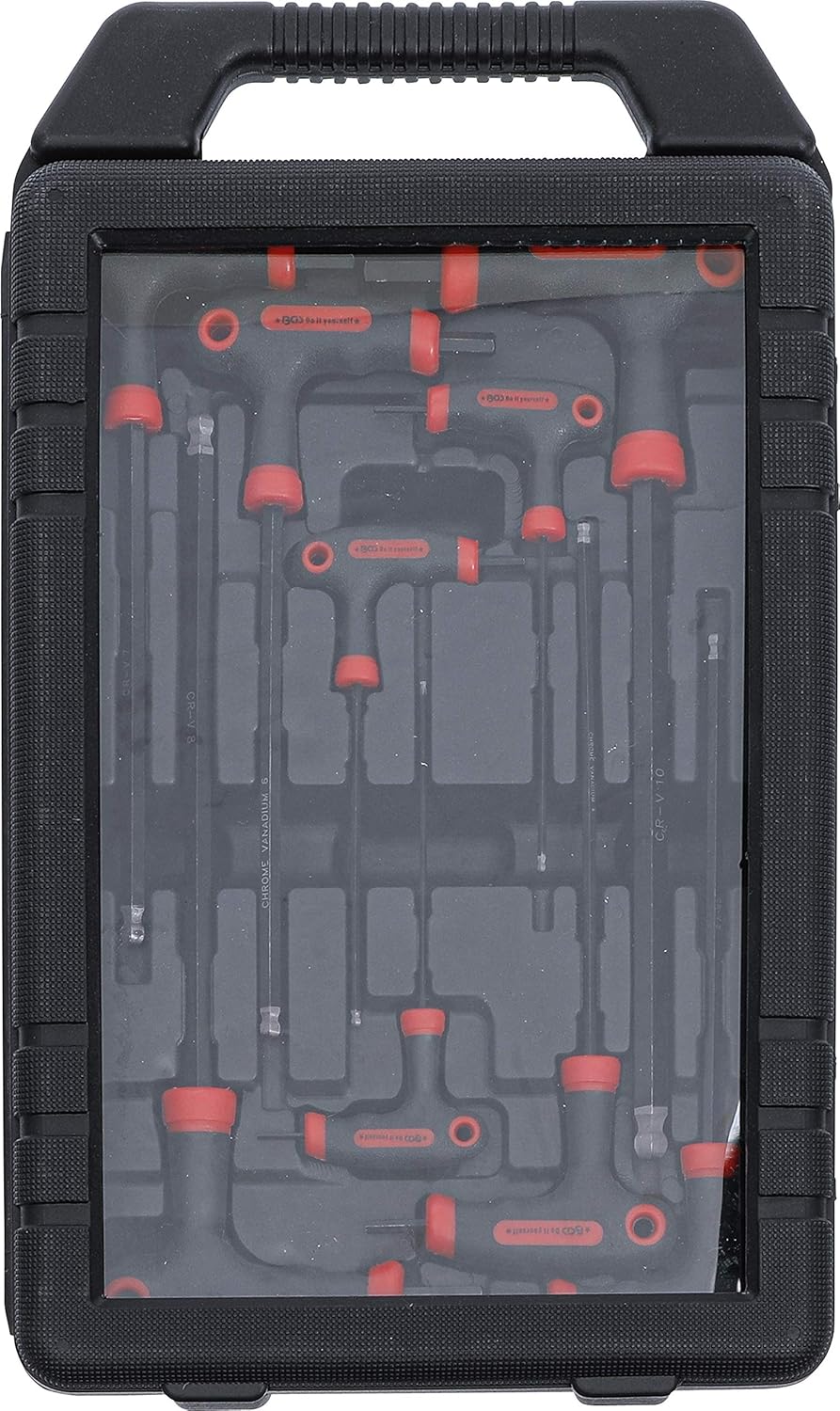 BGS Diy 7882, Red/Black, Satz | 9-tlg. | 2 - 10 mm - Image 4