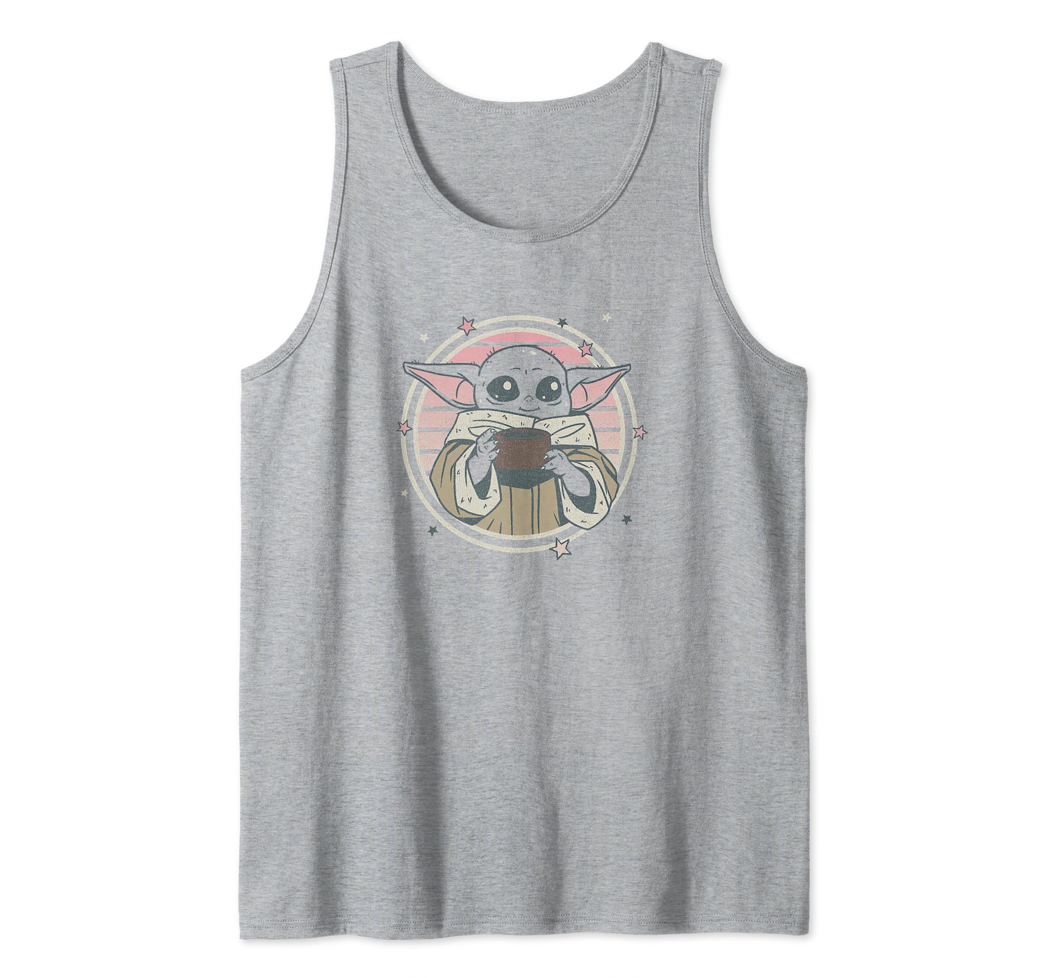 Star Wars Cutesy Yoda Sipping Tank Top