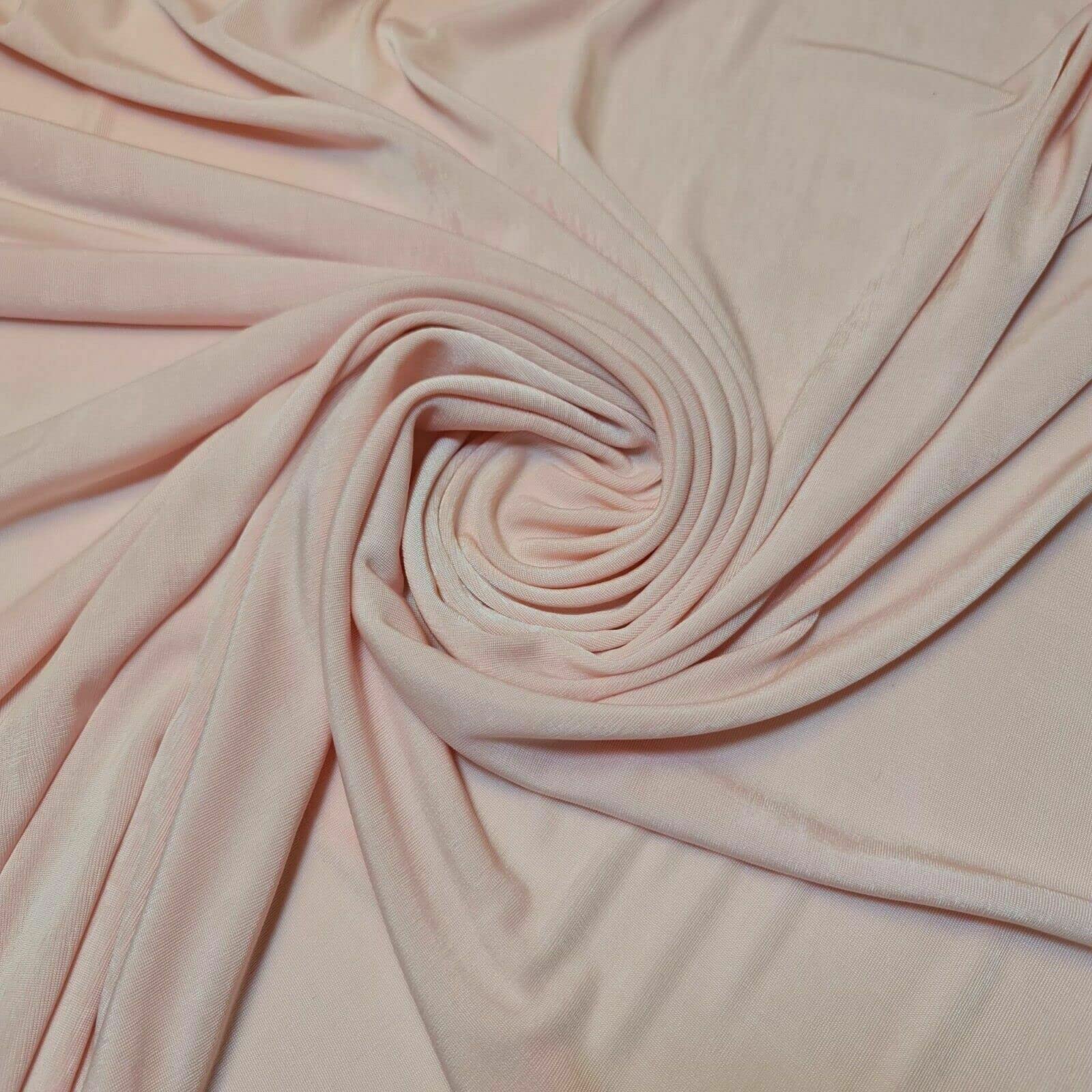 Plain / Printed ITY Spandex Jersey Elastane Stretch Dress Leggings Fabric 58" - 150cm Wide Sold As 1 Meter Pre - Cut Lengths (Pink)