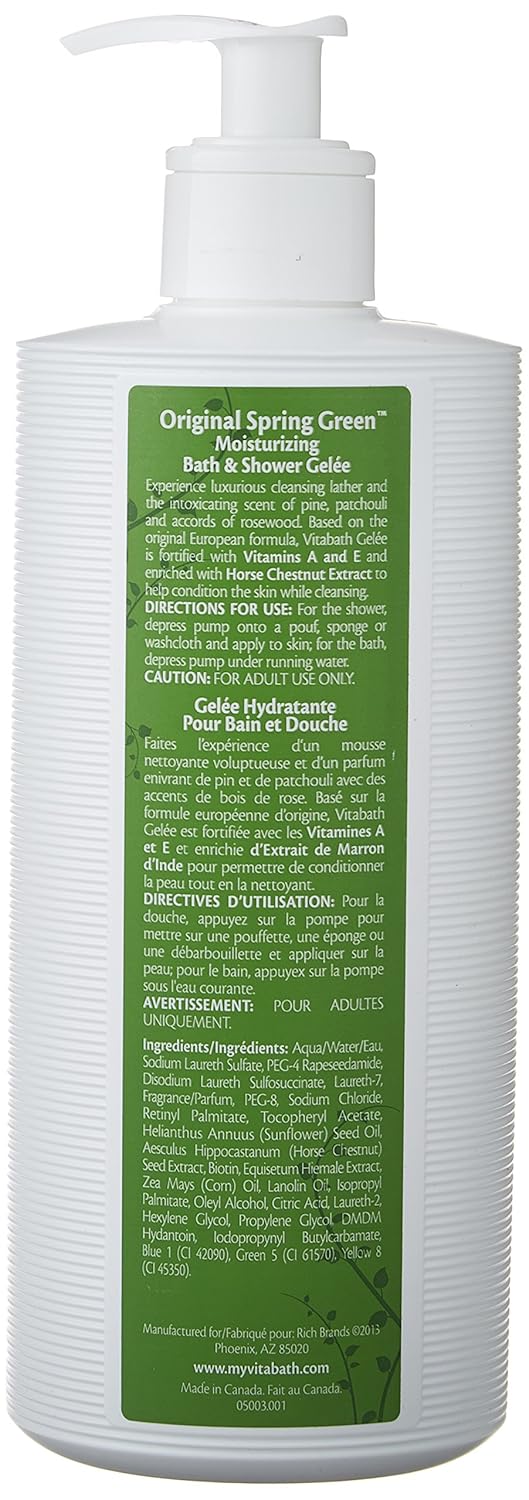 Vitabath ORIGINAL spring green 21 oz Moisturizing Bath & Shower Gelée : Bath And Shower Gels : Beauty