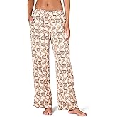 Amazon Essentials Women's Regular-Fit Full-Length Satin Pajama Pants