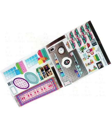 thumbnail image 2 of Fisher Price Loving Family Dollhouse Replacement Stickers - 1993 Dream Dollhouse #74600 Decals 2 of 14