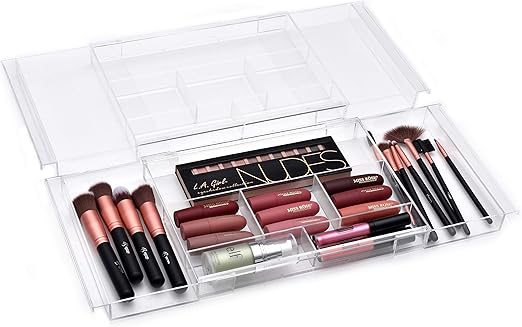Amazon Com Expandable Drawer Organizer Customizable Makeup