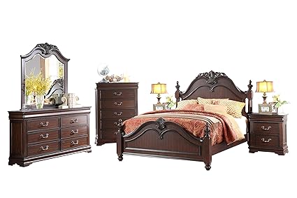 Amazon Com Momeyer French Country 6pc Bedroom Set Queen