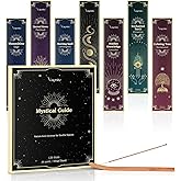 Varonite Mystical Guide Incense Sticks Variety Pack of 6 (120 Insence-Sticks) with Holder: Patchouli, Lavender, Sandalwood, Cinnamon, Lemongrass, Sage Inscents-Stick, Organic Incense Stick Non Toxic