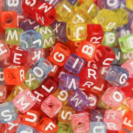Beads Jewellery Making 6mm Diy Mixed Colorful Acrylic Alphabet Letter Cube Beads Jewelry Making Tools Crafts Citricauca Com