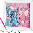5D Diamond Art Painting Kits for Kids with Wooden Frame - Diamond Art for Kids Ages 6-8-10-12,DIY Art and Crafts Big Gem Gift Diamond Dots Painting by Number Kit Home Wall Decoration(7X7 inch)