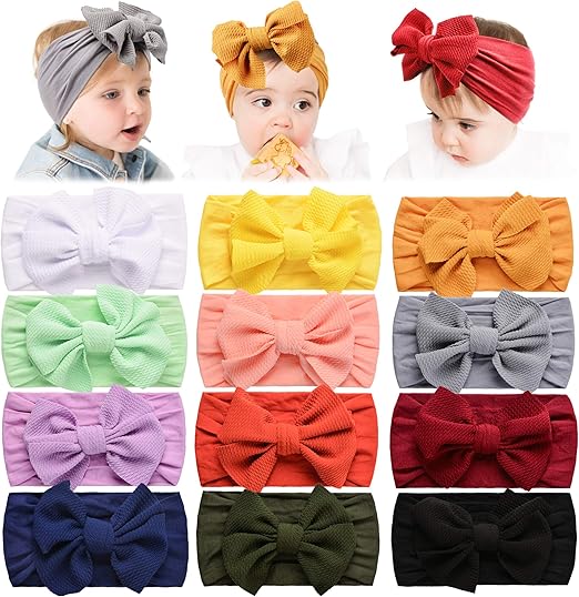 hair bows with nylon band