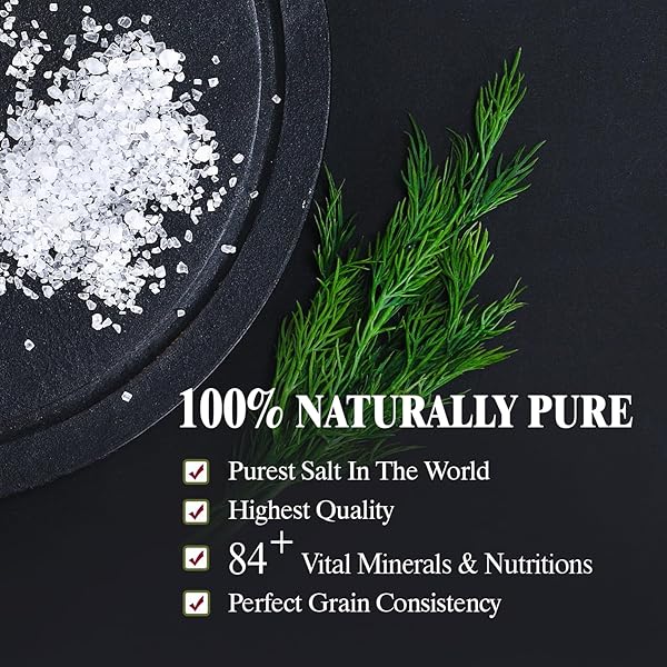HIMALAYAN CHEF SEA SALT, ALL-NATURAL FINE GRAIN, 48-OUNCE SEA SALT BAG, NON-IODIZED, NO ADDITIVES, UNREFINED MINERAL SALT FOR DAILY COOKING & SEASONING
